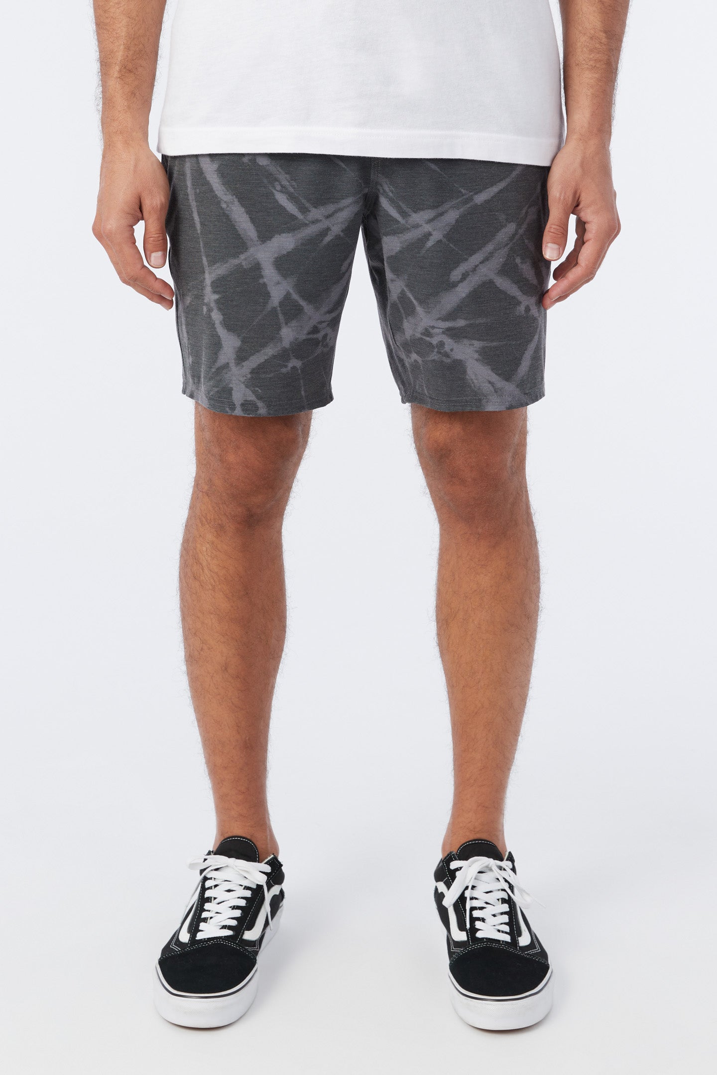 STOCKTON PRINT E-WAIST 18'' HYBRID SHORT