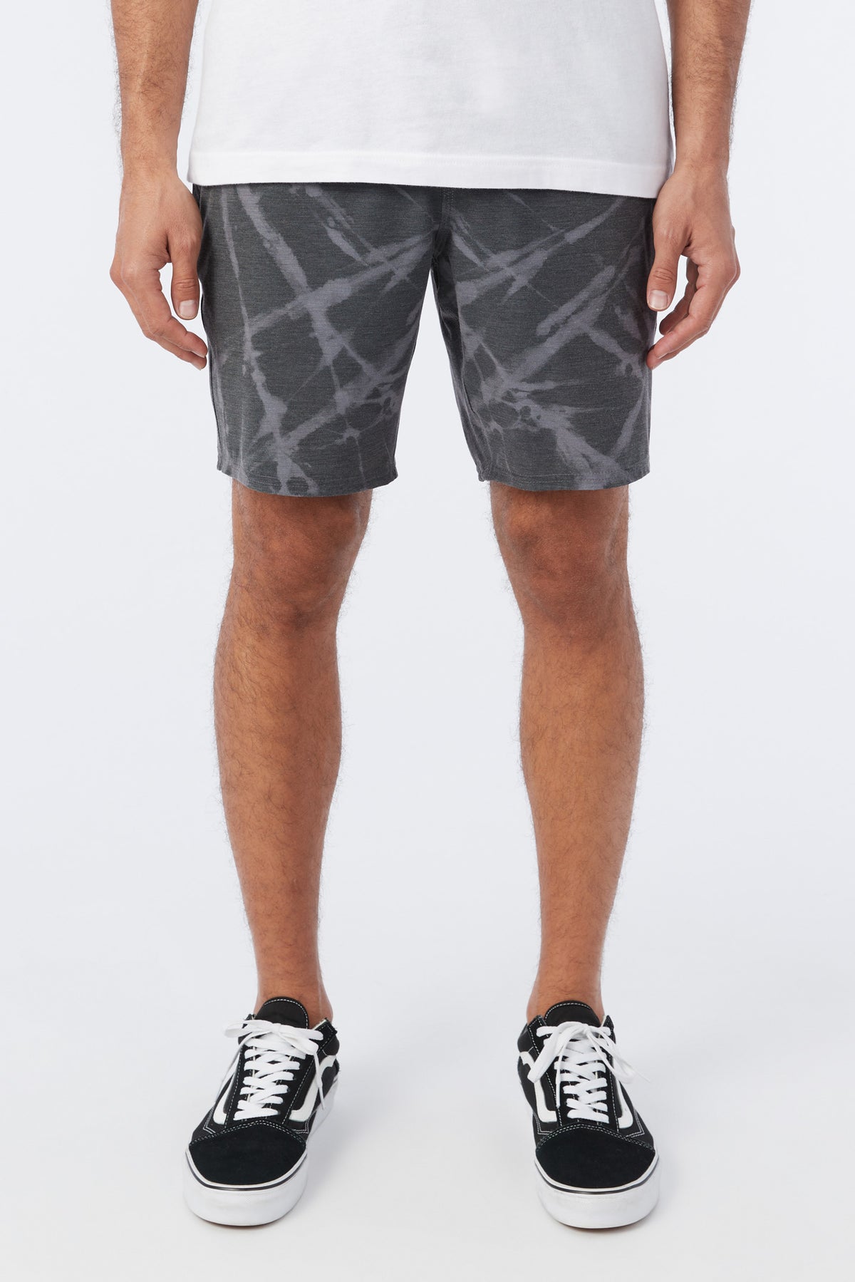 STOCKTON PRINT E-WAIST 18'' HYBRID SHORT