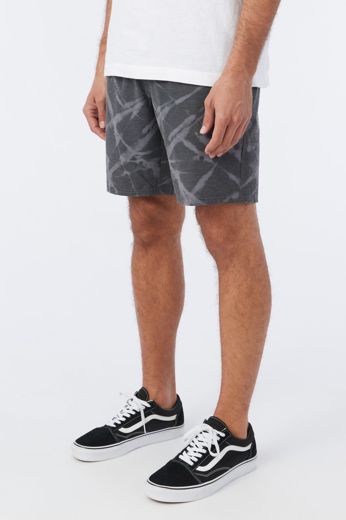 STOCKTON PRINT E-WAIST 18'' HYBRID SHORT