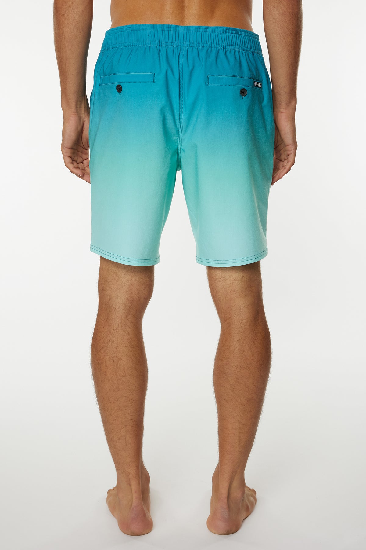 MENS STOCKTON  PRINT E- WAIST 19'' HYBRID SHORTS