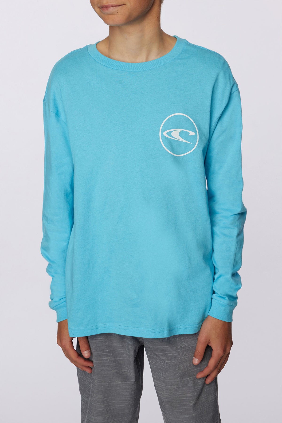 BOYS SWOOP LONG SLEEVE TEE
