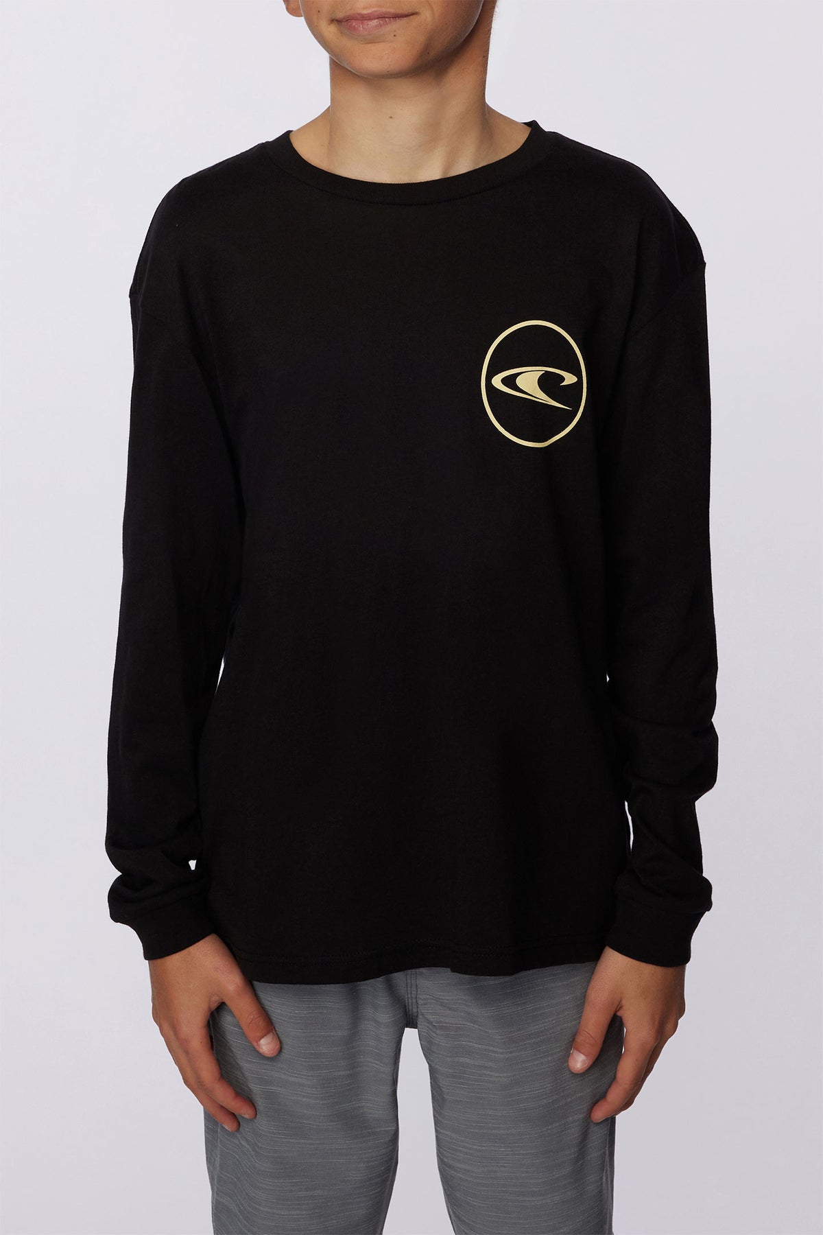 BOYS SWOOP LONG SLEEVE TEE