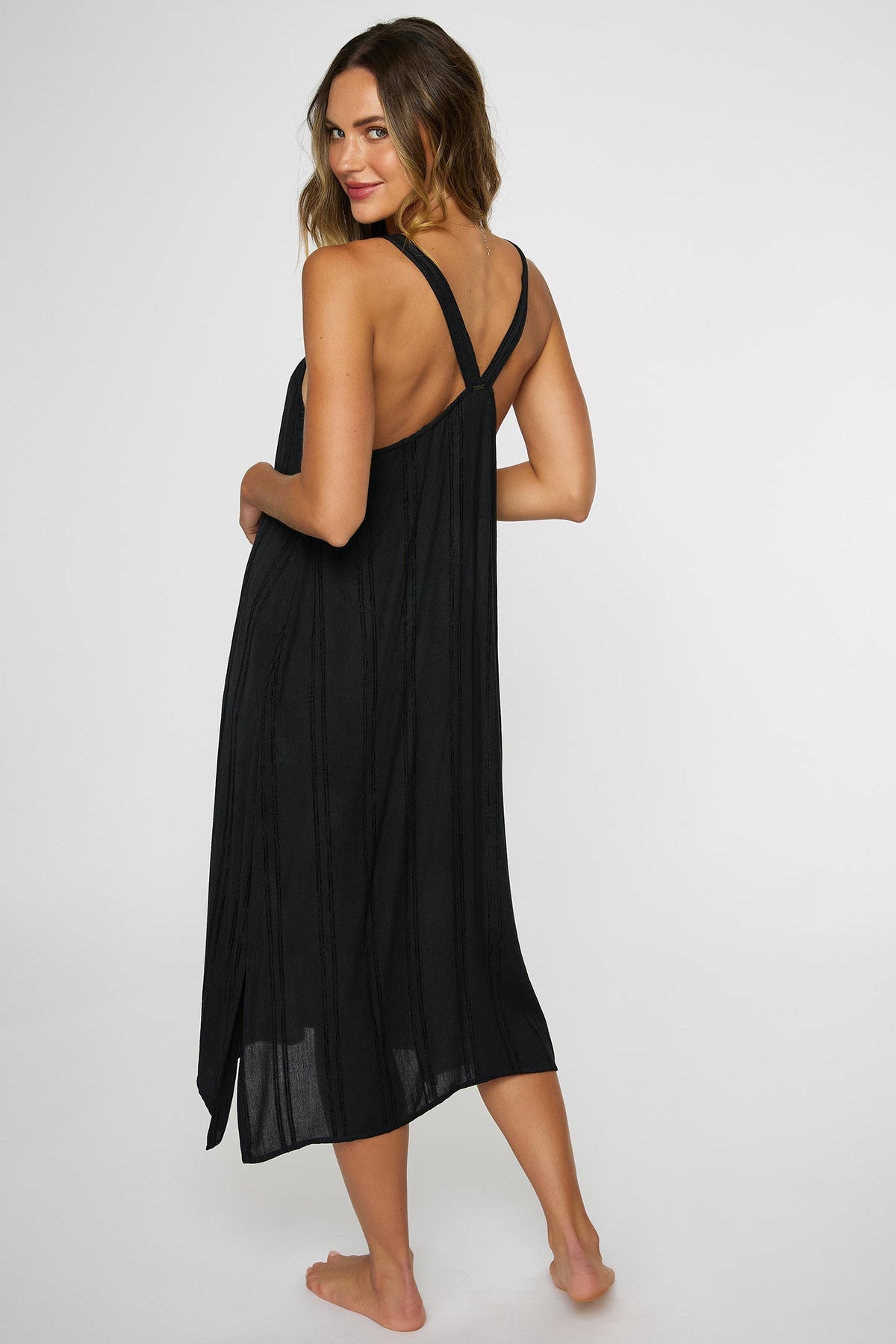 LADIES SALTWATER SOLIDS MIRANDA DRESS COVERUP