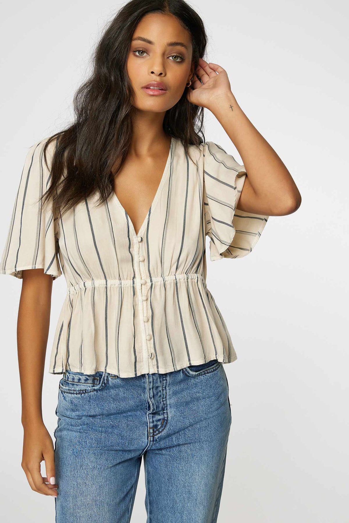 LADIES WES STRIPE TOP