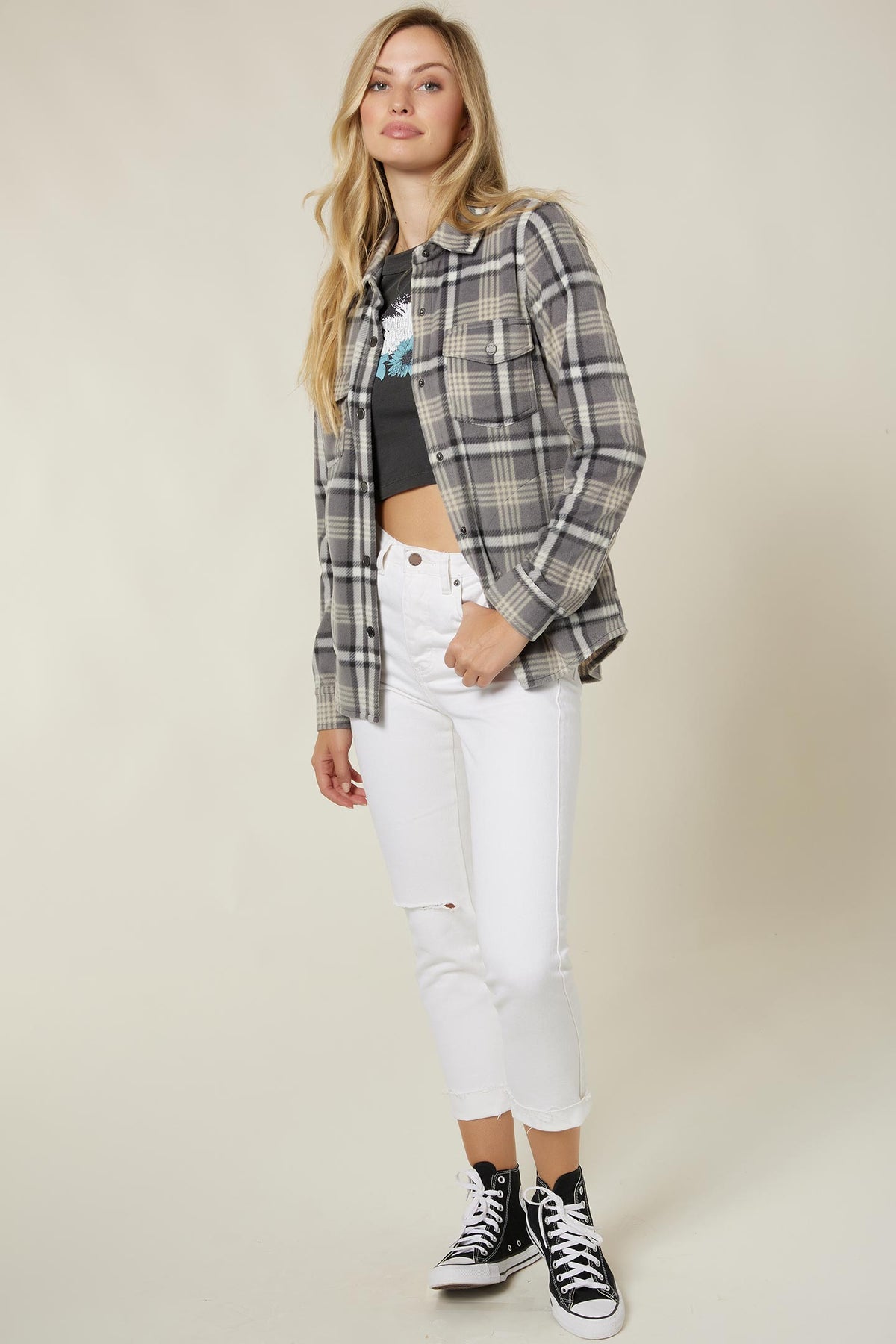 LADIES ZUMA SUPERFLEECE FLANNEL TOP